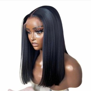 Extensions de cheveux vietnamiennes droites à os fort Cheveux chauds de l'année HD Perruque frontale en dentelle Perruques frontales tissages sans colle - Product Image 1