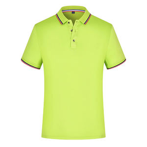 Camiseta Polo para hombre de color sólido Camiseta polo para hombre de algodón/poliéster de primera calidad lisa en blanco - Product Image 3