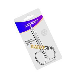 Ciseaux à ongles droits multifonctionnels pour les ongles des orteils, les sourcils, la moustache, les poils du visage, du nez et des oreilles, qualité supérieure, directement de l'usine - Product Image 3