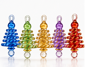 Adornos Navideños Únicos en Forma de Árbol de Navidad, Hechos a Mano en Egipto, con Decoración Dorada - Product Image 6