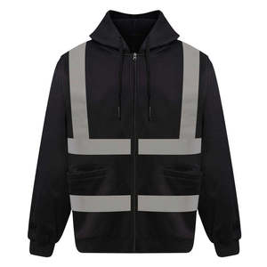 Wholesale <b>High</b> Visibility Sweatshirt for Men Work Best Quality Reflect Hi <b>Viz</b> Safety Green <b>Hoodies</b> with Customized Logo 2026 - Product Image 1