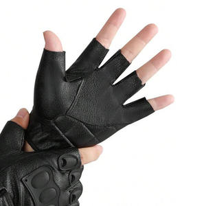 Gants d'entraînement de gymnastique demi-doigt de qualité professionnelle pour hommes nouveaux gants d'haltérophilie en cuir pour l'entraînement sportif - Product Image 2