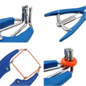 Comprar castración Bander 8,26 pulgadas 21cm con 100 anillos de cola de ganado acoplamiento herramienta de castración sin sangre instrumento médico - Product Image 2