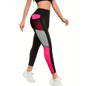 High Quality Customized Printing Women Mid Waist Thin Leggings Wholesale <b>Bamboo</b> <b>Fiber</b> Winter Breathable Knee-Length Mesh Sports - Product Image 1
