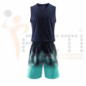Fabricant Fournisseur Uniforme de basket-ball à sublimation Maillot de basket-ball classique vierge à séchage rapide et ensemble short - Product Image 4