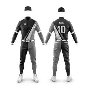 Por encargo su nuevo diseño uniforme de béisbol de alta calidad de diseño personalizado uniforme de béisbol para la venta - Product Image 3