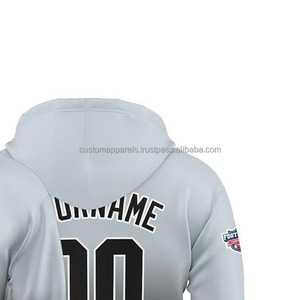 Sudadera con Capucha Negra Personalizada para Hombre, 60/40 Algodón y Poliéster, Felpa, Fabricación OEM, Sudadera con Capucha de Alta Calidad con Logotipo Personalizado - Product Image 5