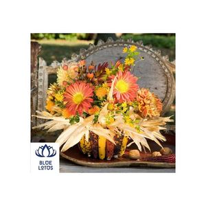 Decoración de maíz seco para el hogar, el maíz seco se utiliza para la decoración, el mejor producto de decoración de Vietnam, producto Blue Lotus - Product Image 5