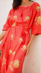 Novedades Verano Mujer Moda Elegante Hermosa Moda Ucraniana Vestidos Largos Ucrania - Product Image 6