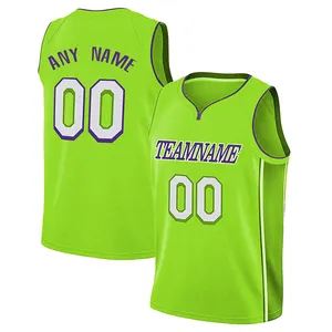 Top Grade V Neck Sleeveless Men's Sportswear Custom Print Private Label Hot Sale Low Price Gorgios Color Men's Basketball Jersey