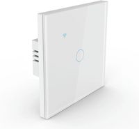 Interrupteur mural intelligent WiFi, interrupteur tactile 220V, avec fil neutre, fonctionne avec commande vocale
