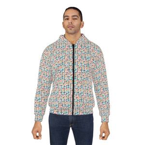 Sweat-shirt à capuche en polyester entièrement imprimé, coupe-vent et respirant, pour hommes, avec sublimation pour l'hiver, entièrement personnalisé - Product Image 3