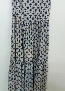 Vestido de algodón indio con bloque de mano, estampado Floral, ropa de fiesta para mujer, vestido elegante largo transpirable, regalo de novia personalizado, venta Natural - Product Image 4