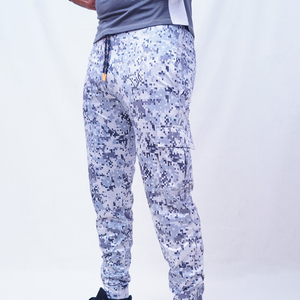 Chándal de patrón sólido con estampado sublimado personalizado para hombre, ropa deportiva de verano transpirable, pantalones de chándal con capucha, conjuntos de Jogger, pantalones Cargo - Product Image 3