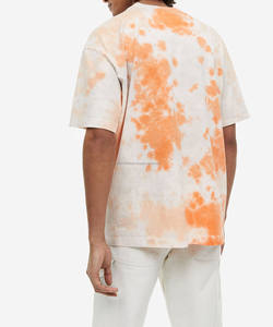 Color sólido hombres manga corta cuello redondo Camiseta venta al por mayor Stock precio de fábrica personalizado sin marca algodón hombres camisetas - Product Image 4