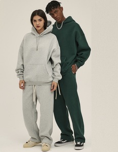 Conjunto Deportivo Informal de Invierno Transpirable de 2 Piezas Personalizado para Hombre, Sudadera con Capucha y Pantalones Deportivos de Alta Calidad - Product Image 3