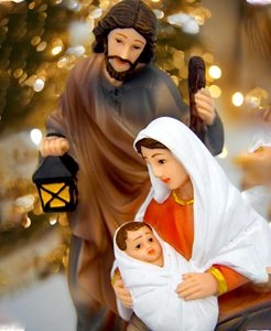 Juego de Natividad de la Sagrada Familia en Resina, Estatua Religiosa Católica Pintada a Mano, Figura de Jesús Duradera, Escultura Artística - Product Image 1