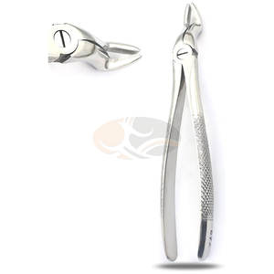 Pince d'extraction dentaire manuelle Premium # 67A motif anglais acier inoxydable de haute qualité certifié MOL dentaire professionnel - Product Image 1