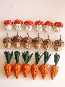 Ornement d'étoile de Noël en rotin fait à la main du Vietnam décor de vacances naturel fabriqué à la main pour la maison et l'arbre de Noël - Product Image 5