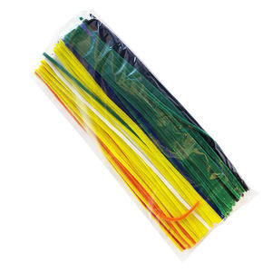 100 Piezas de Tallos de Chenilla Desechables de 8 mm x 50 cm, Multicolores, para Manualidades y Decoración - Product Image 6