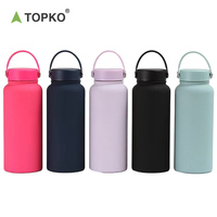 TOPKO Bouteille d'eau en acier inoxydable de haute qualité Portable Sports de plein air Space Cup Vacuum Thermos Bouteille d'eau