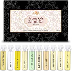 Ensemble d'huiles de soin de la peau Crysalis Aroma 3ml x 10 assainisseurs d'air liquides inclus - Product Image 1