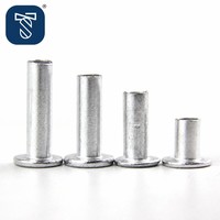Rivets solides en aluminium Tête plate et tête fraisée Sans finition Différents diamètres et longueurs