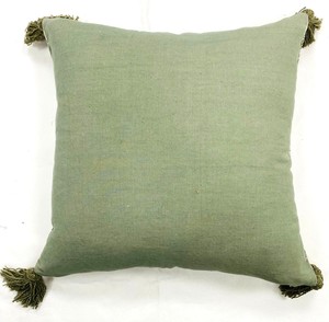 Funda de cojín de lino y tejido de algodón 100% 45x45 cm con patrón bordado para la decoración del hogar o del hotel - Product Image 3