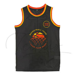 Maillot de basket-ball pour hommes, imprimé avec nom et numéro personnalisés, de haute qualité, 100% Polyester, séchage rapide, sans manches, vêtements de sport professionnels - Product Image 1