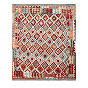 พรมอิมาโกะ ไมมาณา อัฟกานิสถาน คิลิม ขนาด 191 x 158 ซม. ของตกแต่งบ้าน - Product Image 1