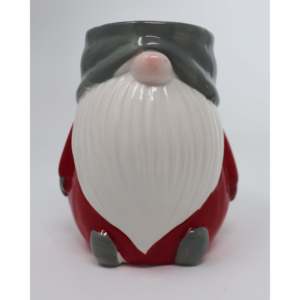 Taza de Gnomo 3D Roja, Gris y Blanca, 400 ml de Capacidad, Diseño Europeo, Patrón de Dibujos Animados, Cuchara Segura, Novedad Pintada para Regalos - Product Image 3