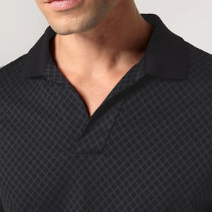 Logotipo profesional superventas de alta calidad por fabricante, nuevo diseño único, 100% poliéster para Polos de hombre - Product Image 3