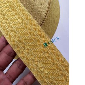 Prix usine or Mylar tresse or garniture pour uniforme église vêtement fantaisie Costume galloon tresses liturgiques - Product Image 4