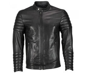 Chaqueta de motorista de cuero hecha a mano para hombre de estilo Original 2024, ropa deportiva con soporte de alta calidad, diseño personalizado, frente de carreras, Invierno - Product Image 1