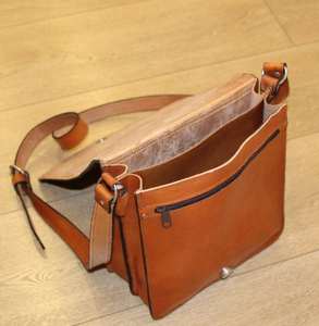 Waterproof Crossbody Messenger <b>Men</b> Sling <b>Bags</b> Waterproof Leather <b>Shoulder</b> Crossbody Messenger <b>Bag</b> for <b>Men</b> LMB-0031 - Product Image 2