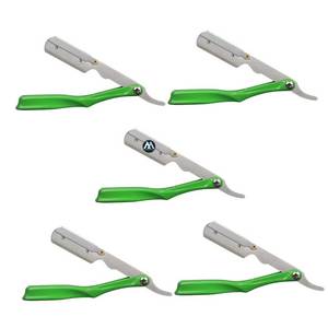 5 pièces porte-rasoir droit boîtier de lame de barbier lame de rasage multi-usages pour hommes - Product Image 1