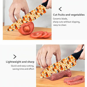 Ensemble de couteaux de chef en céramique de haute qualité, lames en céramique, design ambidextre, compatible lave-vaisselle, pour cuisines commerciales - Prix d'usine - Product Image 4