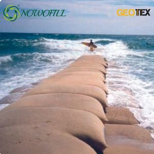 Nowofill Style de conception industrielle Geobag rectangulaire non tissé 100m de longueur Filtration et séparation Modèle d'application GEO04 - Product Image 5