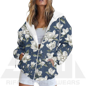 Sudadera con Capucha de Invierno para Mujer, de Alta Calidad, Tejido de Rizo, Estampado Completo, Diseño Moderno, con Logotipo Frontal - Product Image 2