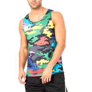 Débardeurs personnalisés pour hommes 2026, impression par sublimation, séchage rapide, respirants, avec design et logo personnalisés – Vente en gros - Product Image 1