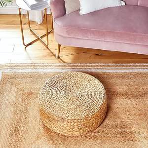 Nouveau choix pour la maison naturel jonc de mer rond pouf décor maison OEM conception personnaliser à la main de l'usine du Vietnam - Product Image 4