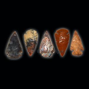 Ágata personalizada Fancy Jasper 3,50 pulgadas puntas de flecha pulidas - Product Image 4