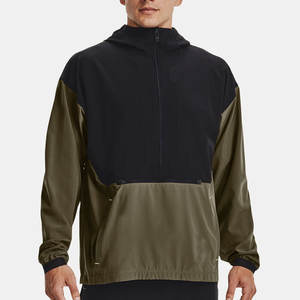 Lista de los principales patrocinadores Sudadera con capucha de algodón de alta calidad French Terry Sudadera con capucha de lana gruesa Sudadera con capucha de bloque de color contrastado - Product Image 1