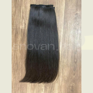 Longueur personnalisée CLIP IN Extensions de cheveux vietnamiens Texture droite brillante humaine vierge pour salon et usine - Product Image 3