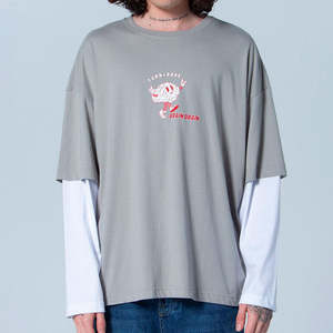 T-shirt à manches longues pour homme, vêtements pour homme personnalisés, double couche, impression de haute qualité, pour adultes - Product Image 1