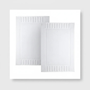 Tapis de bain de qualité supérieure, fabriqué avec un tissu doux et absorbant, surface à séchage rapide et support durable, idéal pour les salles de bain, les hôtels et les maisons. - Product Image 1