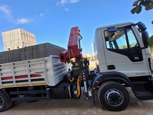 รถเครน Puma เครนไฮดรอลิกติดตั้งบนรถบรรทุกเคลื่อนที่ขนาด7ตันกล่องเกียร์ใหม่ - Product Image 2