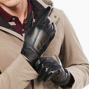 Comfortable High Quality Leather Winter Outdoor Casual Fashion <b>Gloves</b> with Touchscreen Eco-Friendly & Breathable Design Low MOQ - Product Image 5