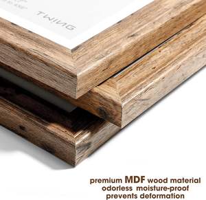 Cadres photo 4x6 Ensemble de 6 cadres photo ferme rustique 3x5 avec tapis ou 4x6 sans tapis Affichage de table et montage mural - Product Image 5