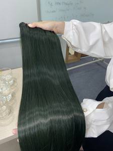 Super vente Extensions de cheveux raides d'os vietnamien 100% cheveux vietnamiens purs sans perte de perruques de dentelle complète pour les femmes noires - Product Image 6